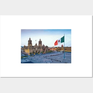 Zocalo Square Painting Posters and Art